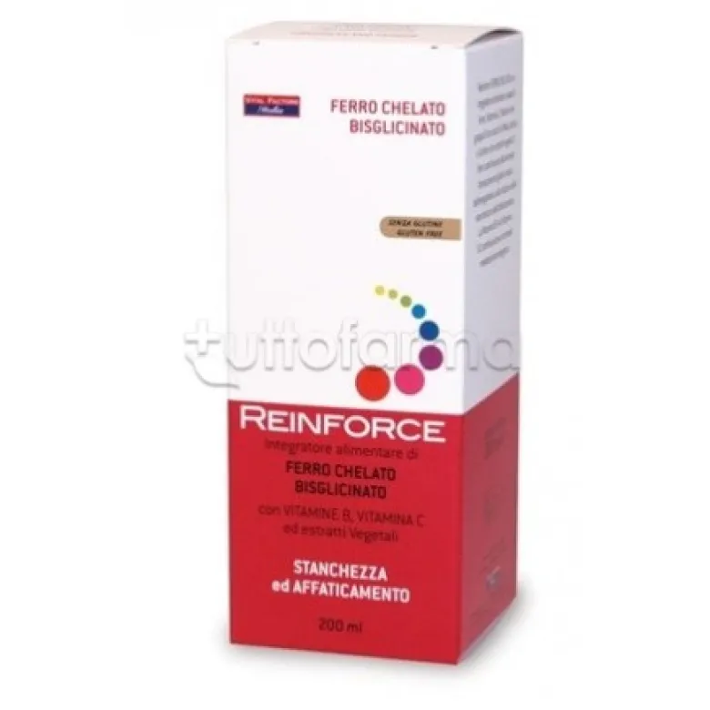 Reinforce Ferro Integratore per Stanchezza 200ml