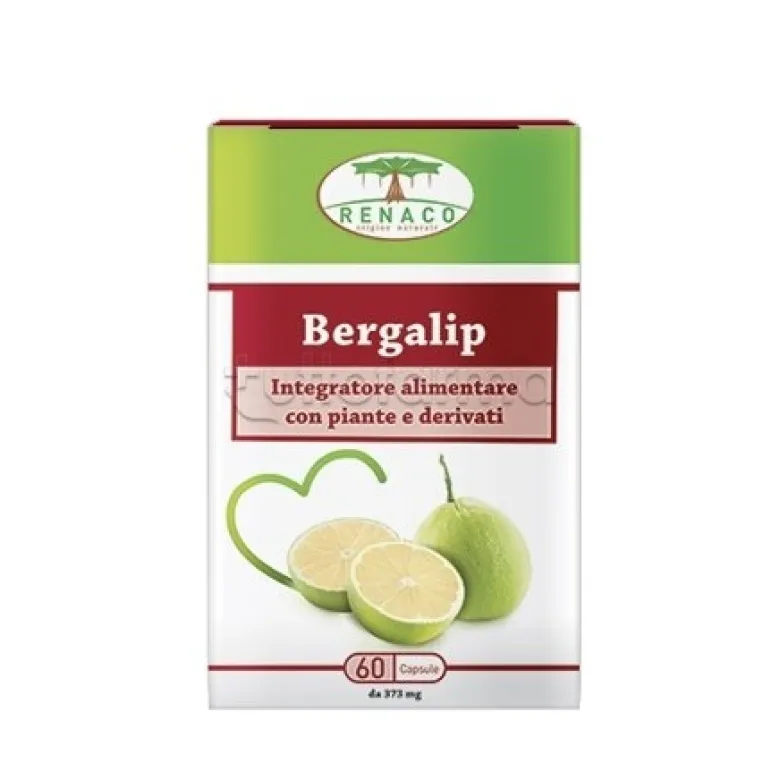 Renaco Bergalip Integratore per Glicemia e Colesterolo 60 Capsule