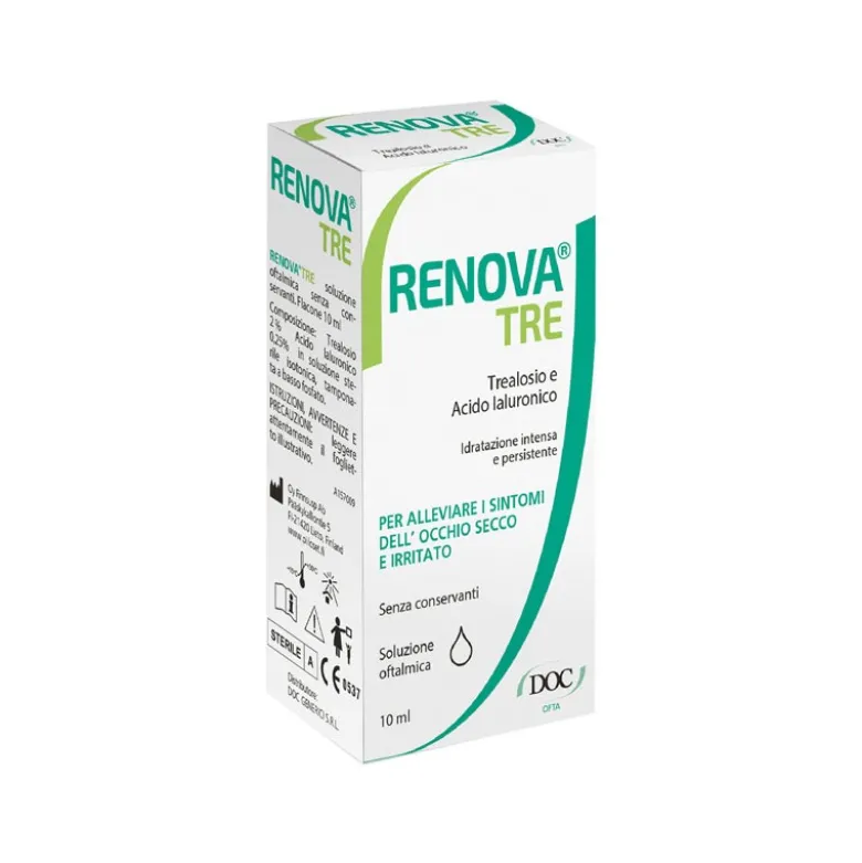 Renova Tre Collirio per Occhi Secchi e Irritati 10ml
