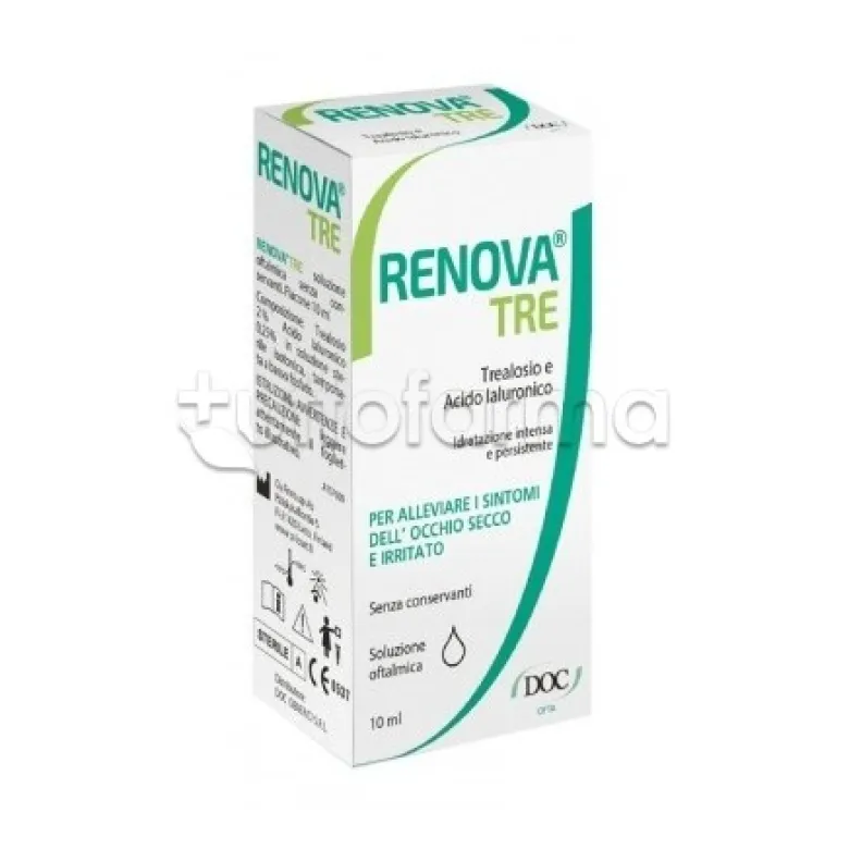 Renova Tre Collirio per Occhi Secchi e Irritati 10ml