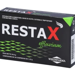 Restax Effluvium Integratore per Capelli 30 Compresse