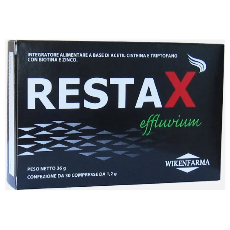 Restax Effluvium Integratore per Capelli 30 Compresse