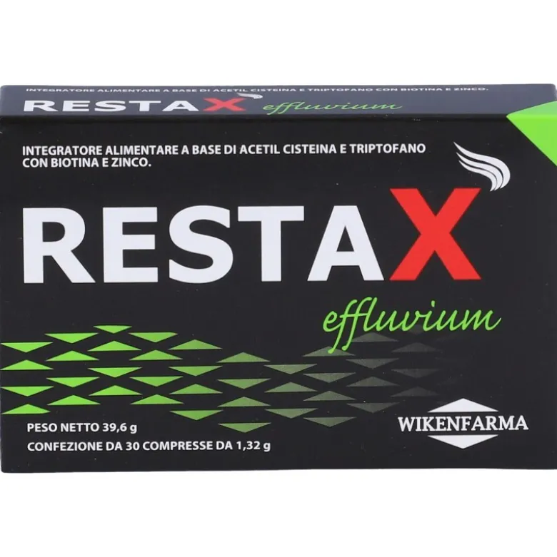 Restax Effluvium Integratore per Capelli 30 Compresse