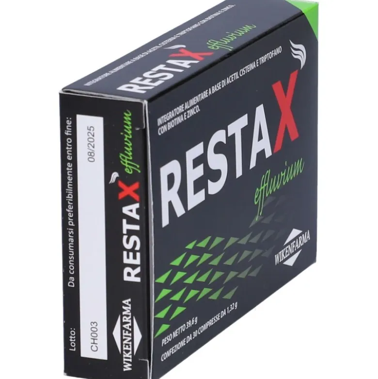 Restax Effluvium Integratore per Capelli 30 Compresse