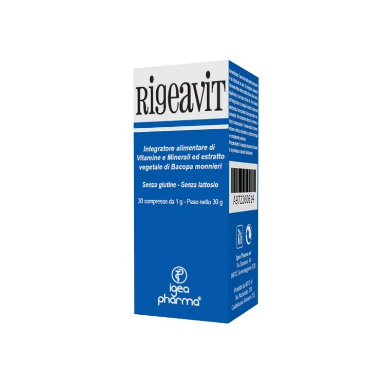 Rigeavit Integratore per Benessere Mentale 30 Compresse