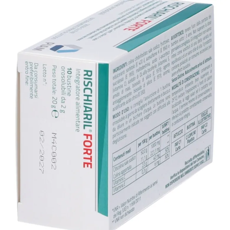 Rischiaril Forte Integratore Memoria e Concentrazione 10 Bustine