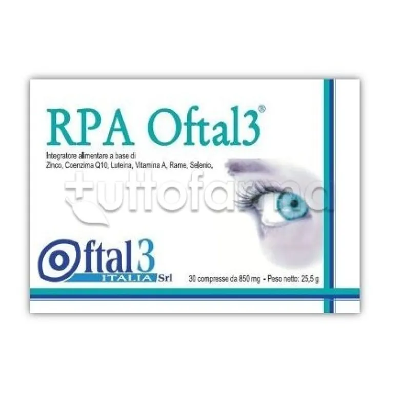 RPA Oftal3 per Benessere Visivo 30 Compresse