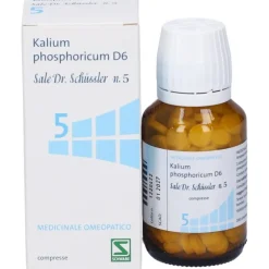 Sale Dr. Schüssler N. 5 Kalium Phosphoricum D6 Medicinale Omeopatico 200 Compresse