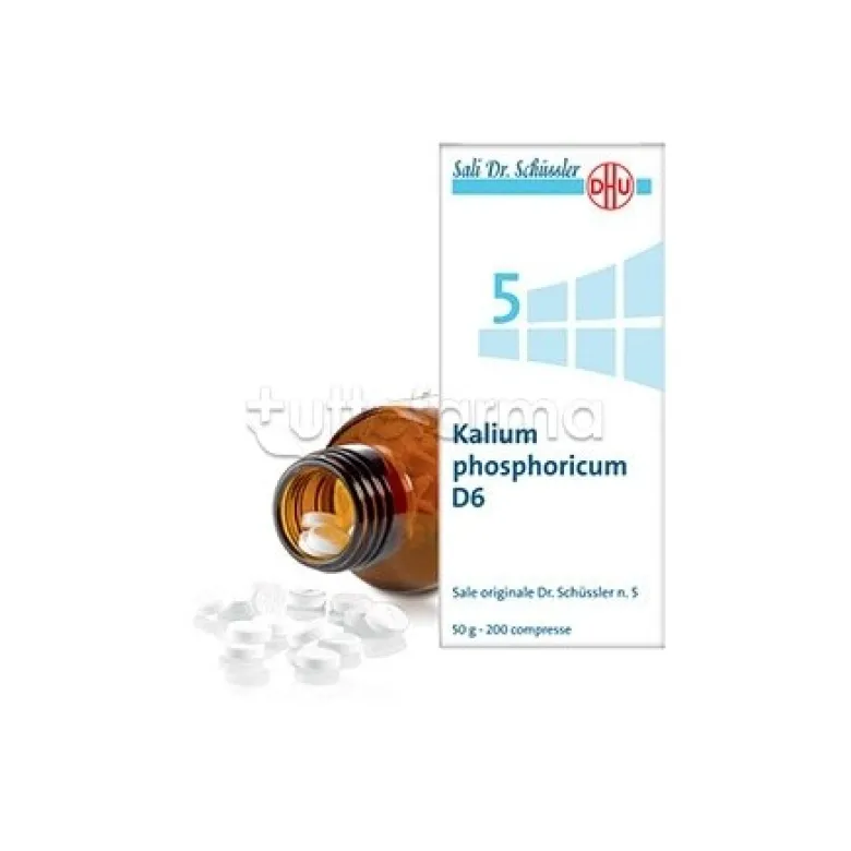 Sale Dr. Schüssler N. 5 Kalium Phosphoricum D6 Medicinale Omeopatico 200 Compresse