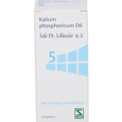 Sale Dr. Schüssler N. 5 Kalium Phosphoricum D6 Medicinale Omeopatico 200 Compresse