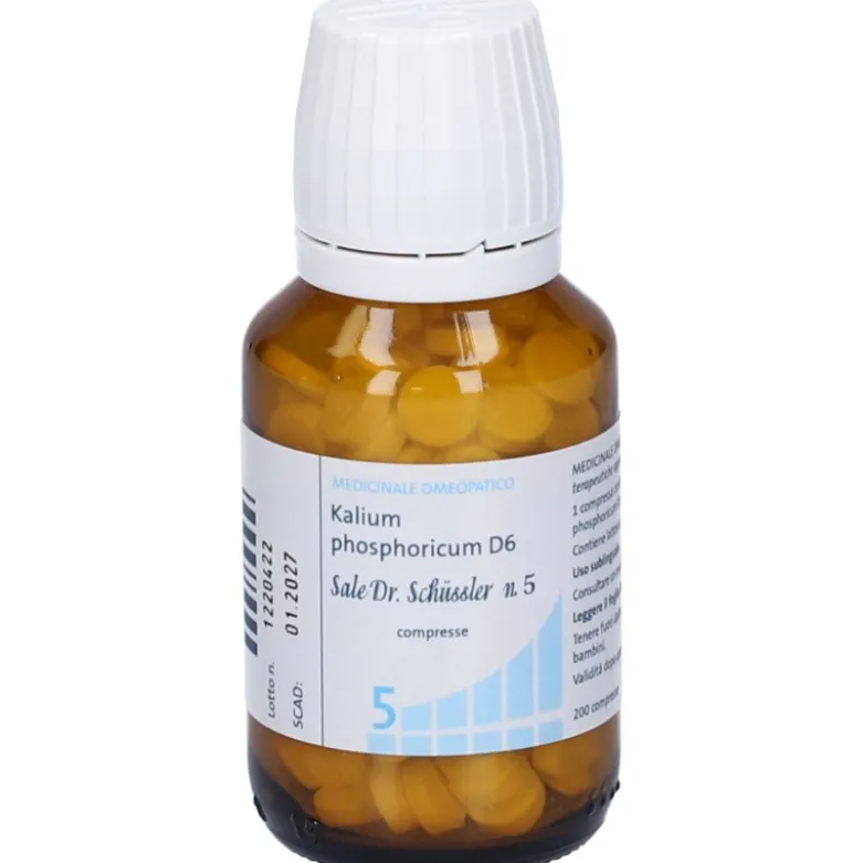 Sale Dr. Schüssler N. 5 Kalium Phosphoricum D6 Medicinale Omeopatico 200 Compresse