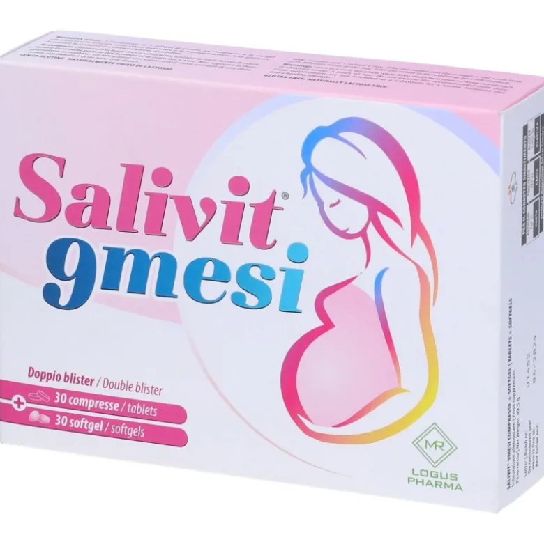 Salivit 9mesi per Gravidanza e Allattamento 30 Compresse + 30 Capsule Molli