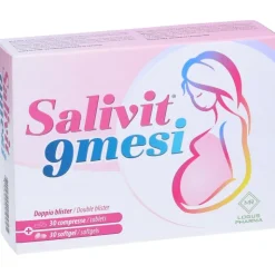 Salivit 9mesi per Gravidanza e Allattamento 30 Compresse + 30 Capsule Molli