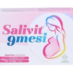 Salivit 9mesi per Gravidanza e Allattamento 30 Compresse + 30 Capsule Molli