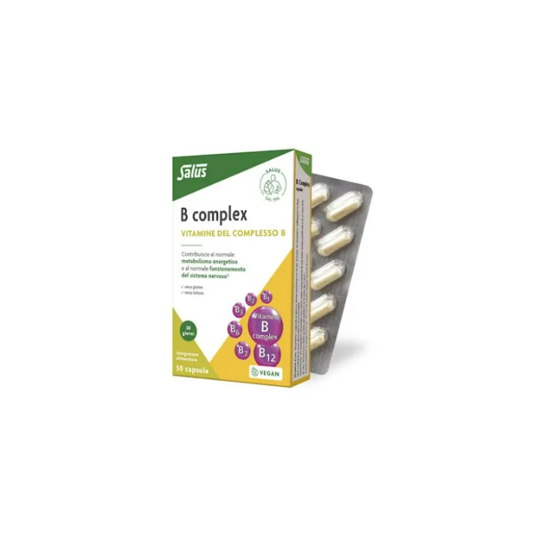 Salus B Complex Integratore di Vitamina B 30 Capsule