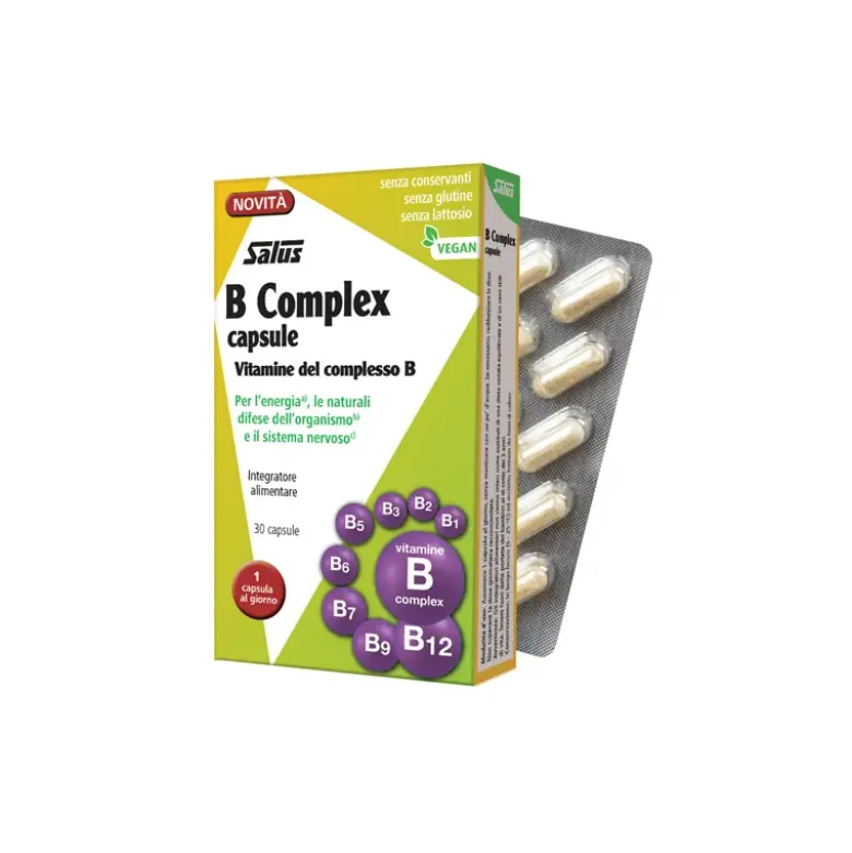 Salus B Complex Integratore di Vitamina B 30 Capsule