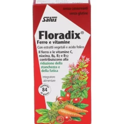 Salus Floradix Integratore con Ferro e Vitamine 84 Tavolette