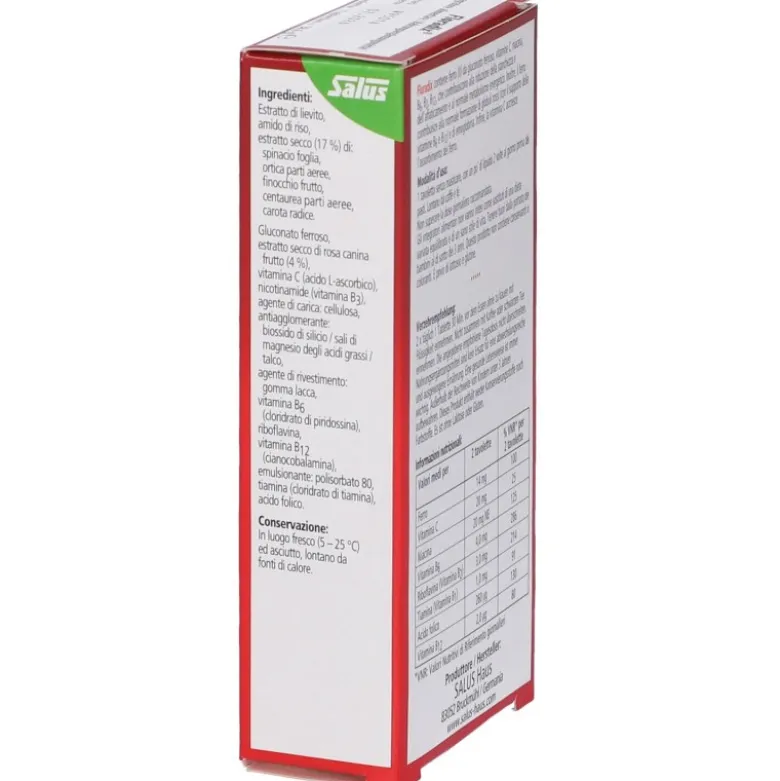Salus Floradix Integratore con Ferro e Vitamine 84 Tavolette