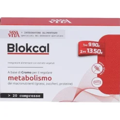Sanavita Blokcal Integratore per Controllo del Peso 20 Compresse
