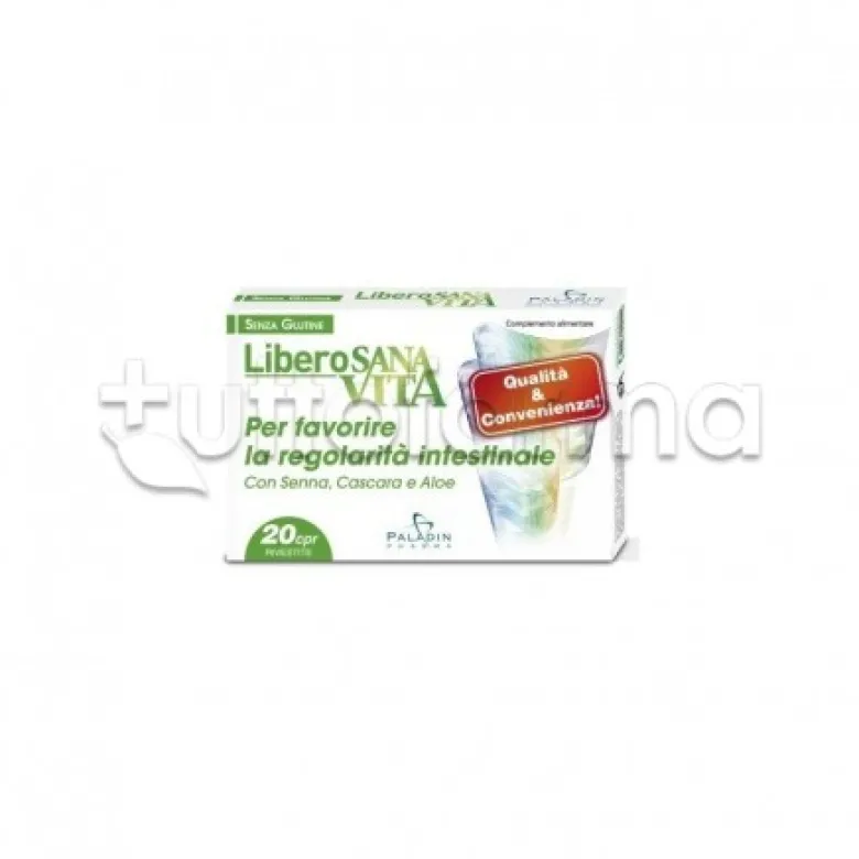 Sanavita Libero Integratore per Benessere Intestinale 20 Compresse