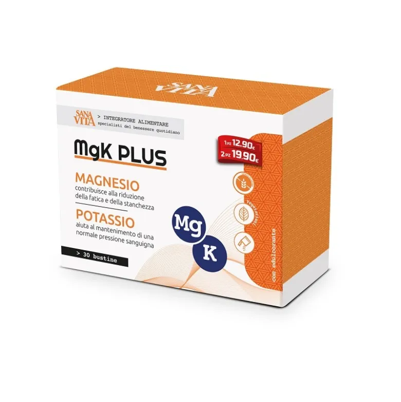 Sanavita Mgk Plus Integratore per Energia e Pressione 30 Bustine