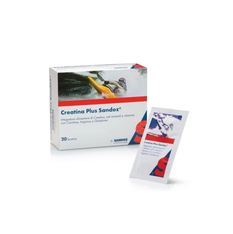 Sandoz Creatina Plus Integratore per Forza e Resistenza 20 Bustine
