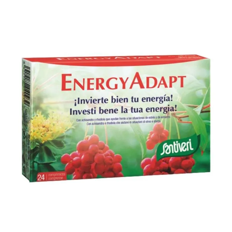 Santiveri Energy Adapt Integratore per Stanchezza e Stress 24 Compresse
