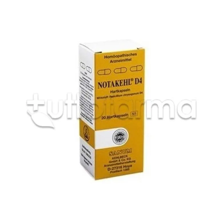 Sanum Notakehl D4 Rimedio Omeopatico 20 Capsule