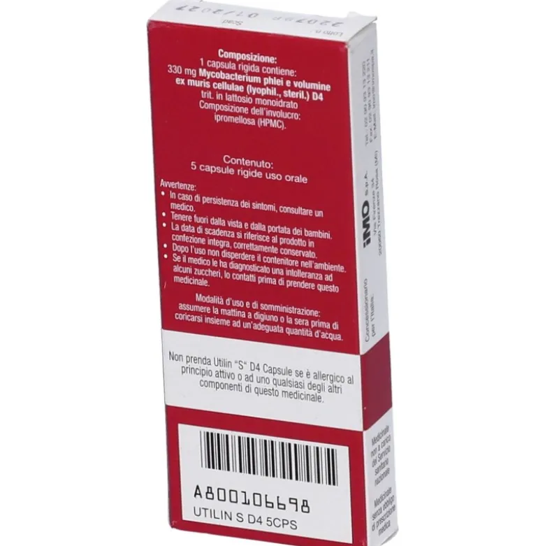 Sanum Utilin S D4 Rimedio Omeopatico 5 Capsule
