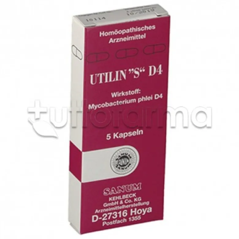 Sanum Utilin S D4 Rimedio Omeopatico 5 Capsule