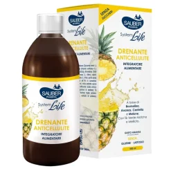 Sauber Drenante Anticellulite per Drenaggio e Cellulite 500ml