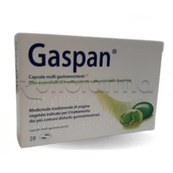 Schwabe Gaspan 28 Capsule Molli Gastroresistenti per Disturbi Gastrointestinali