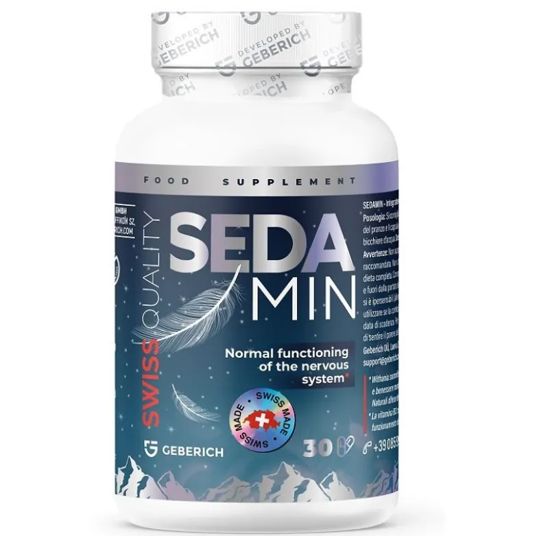 Sedamin Integratore Rilassamento e Benessere Mentale 30 Capsule