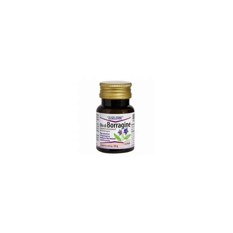 Selerbe Olio di Borragine Integratore per Pelle 50 Perle