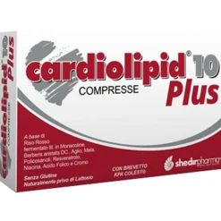 Shedir Cardiolipid 10 Plus Integratore per il Colesterolo 30 Compresse