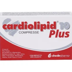 Shedir Cardiolipid 10 Plus Integratore per il Colesterolo 30 Compresse