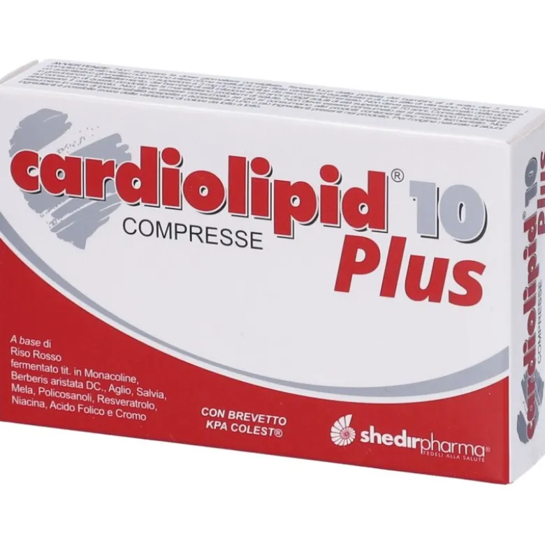 Shedir Cardiolipid 10 Plus Integratore per il Colesterolo 30 Compresse