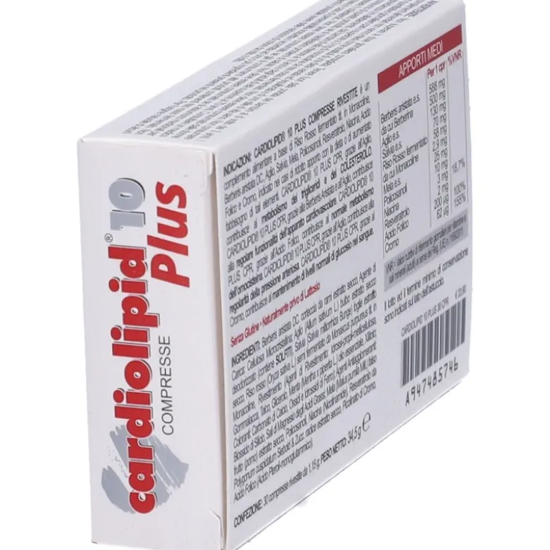 Shedir Cardiolipid 10 Plus Integratore per il Colesterolo 30 Compresse