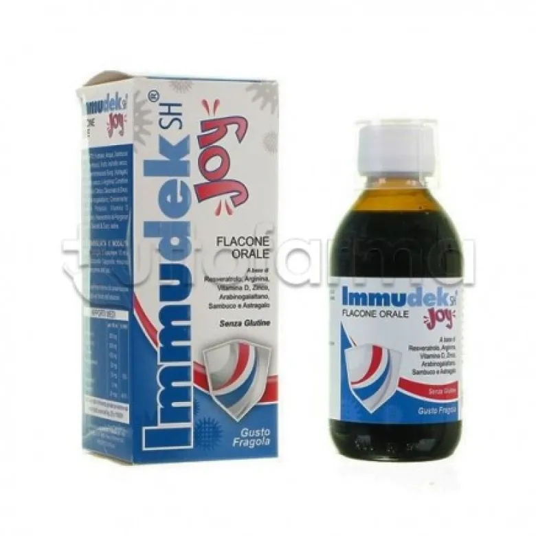 Shedir Immudek Joy Sciroppo Fragola per Bambini 200ml