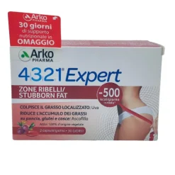 4321 Slim Zone Ribelli Integratore per Grasso Localizzato 60 Capsule