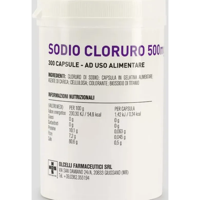 Sodio Cloruro per Equilibrio Idrico 300 Capsule