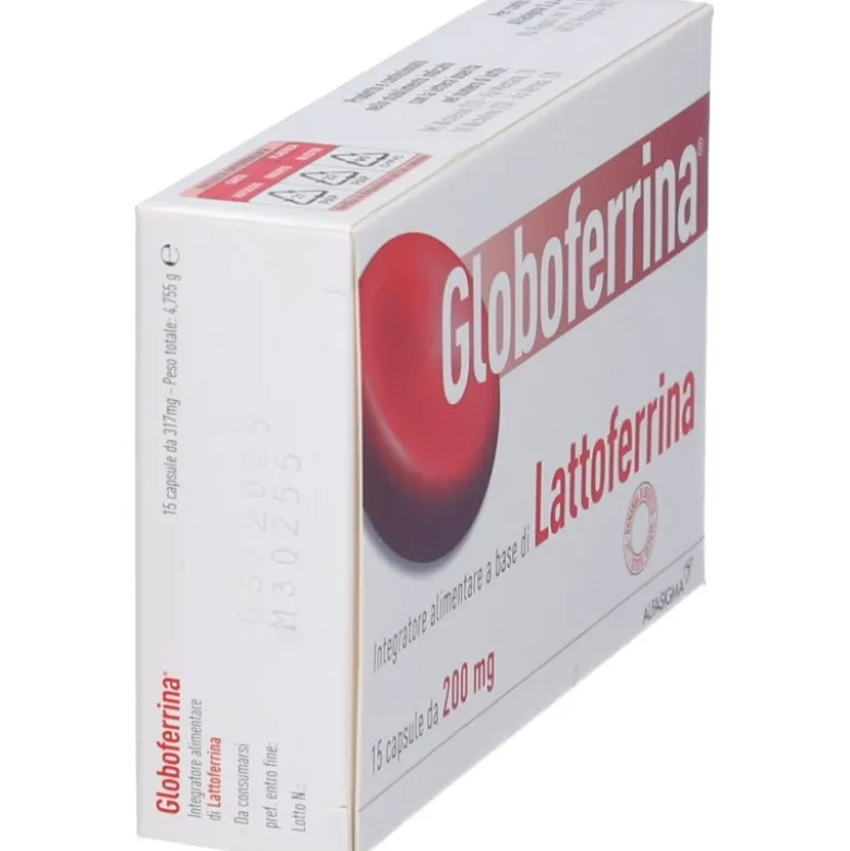 Sofar Globoferrina Integratore di Lattoferrina 200mg 15 Capsule