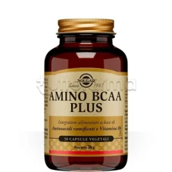 Solgar Amino BCAA Plus Integratore Aminoacidi per Sportivi 50 Capsule