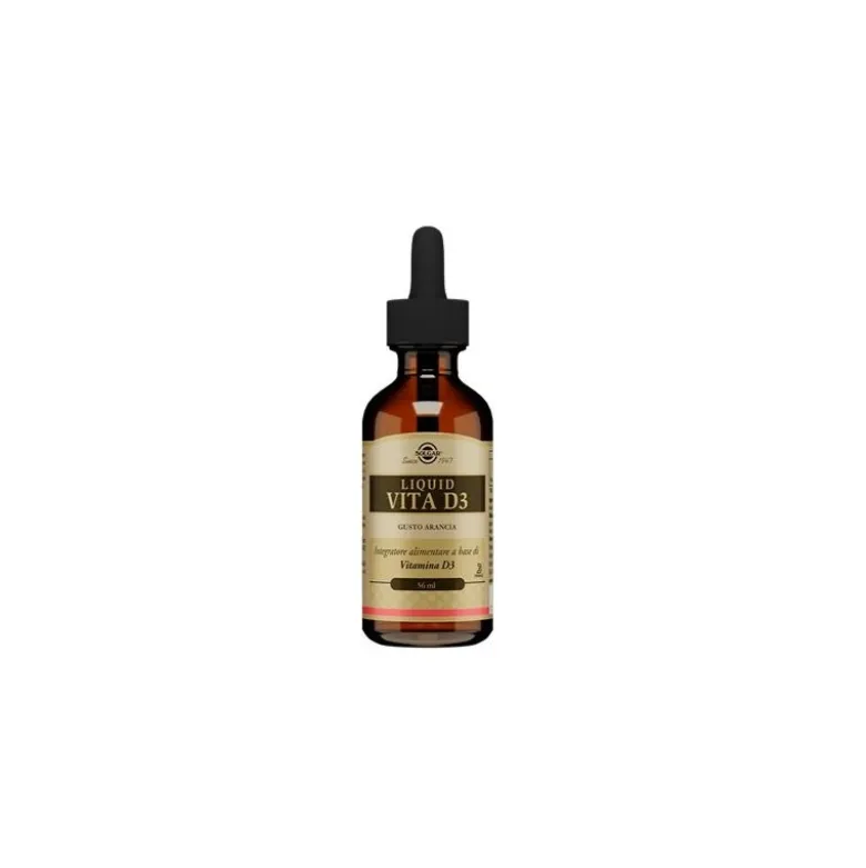 Solgar Liquid Vita D3 Integratore per Ossa e Denti 56ml