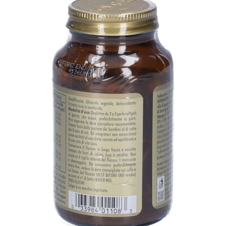 Solgar Omega Mix Integratore di Omega3 per Cuore e Colesterolo 60 Softgels