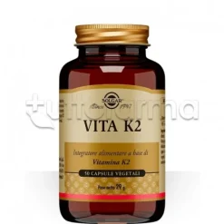 Solgar Vita K2 Integratore di Vitamina K2 50 Capsule Vegetali