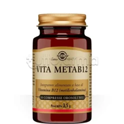 Solgar Vita Meta B12 Integratore Vitamina B12 30 Compresse Orosolubili