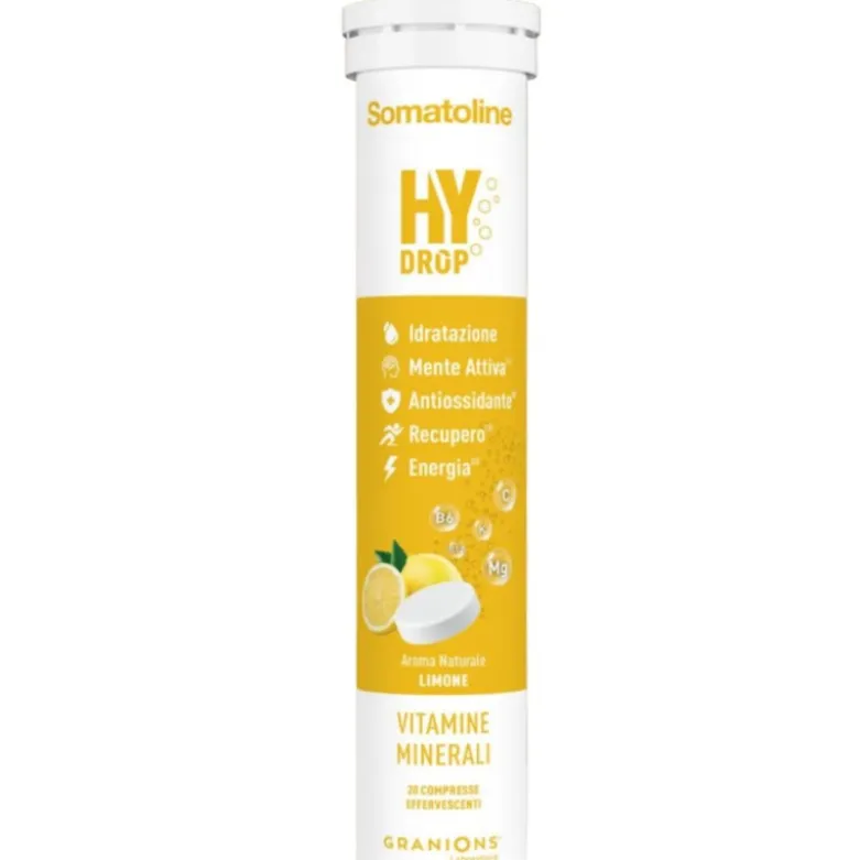 Somatoline Hydrops Integratore Vitamine e Minerali Limone 20 Compresse Effervescenti