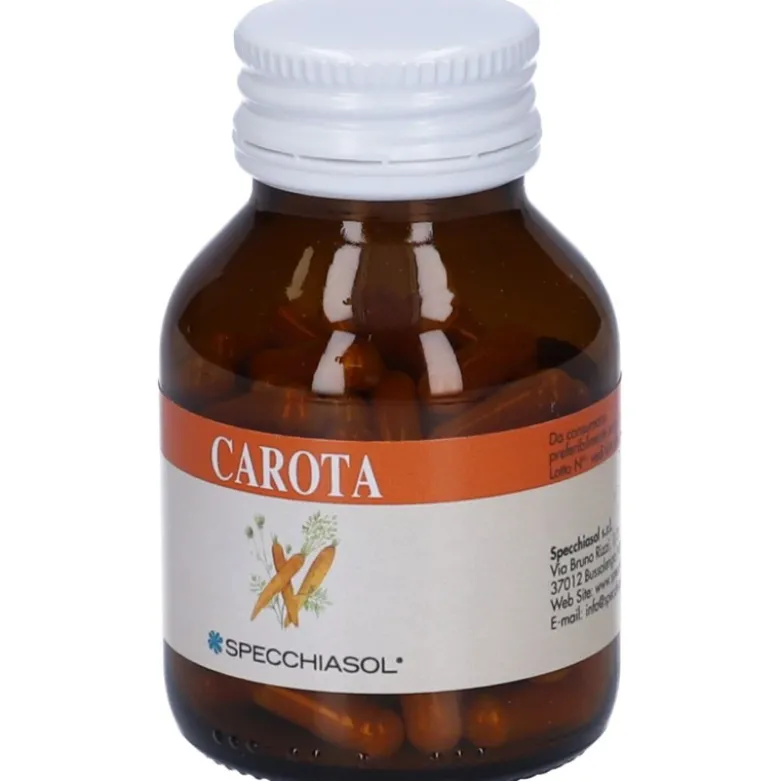 Specchiasol Carota Integratore per Pelle e Abbronzatura 75 Capsule