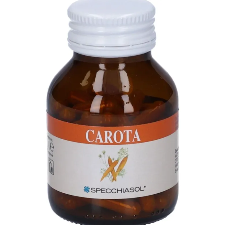 Specchiasol Carota Integratore per Pelle e Abbronzatura 75 Capsule